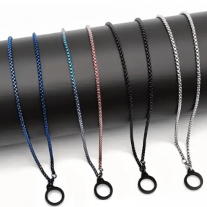 بند گردنی زنجیری همراه با حلقه کوچک | CHAIN NECKLACE